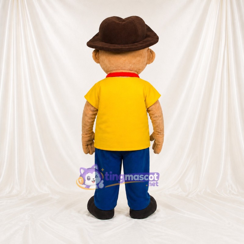 Delivery Boy Mascot Costume Full Body for Adults School Events