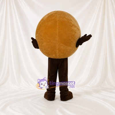 Round Potato Mascot Costume Full Body for Adults Food Events