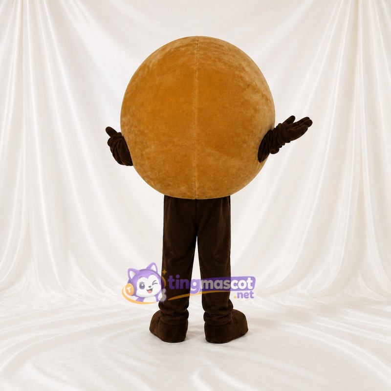 Round Potato Mascot Costume Full Body for Adults Food Events