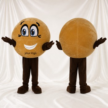 Pomme de Terre Ronde Costume de mascotte intégral pour adultes Événements gastronomiques