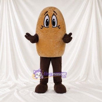 Pomme de terre ovale Costume de mascotte intégral pour adultes Événements gastronomiques