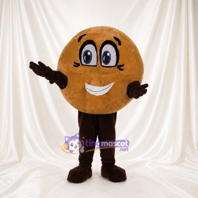 High Visibility Round Potato Mascot Costume Full Body for Adults Food Events