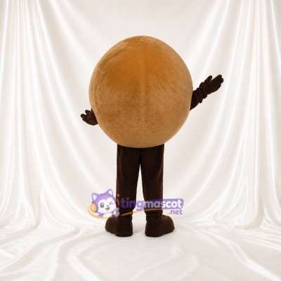 High Visibility Round Potato Mascot Costume Full Body for Adults Food Events