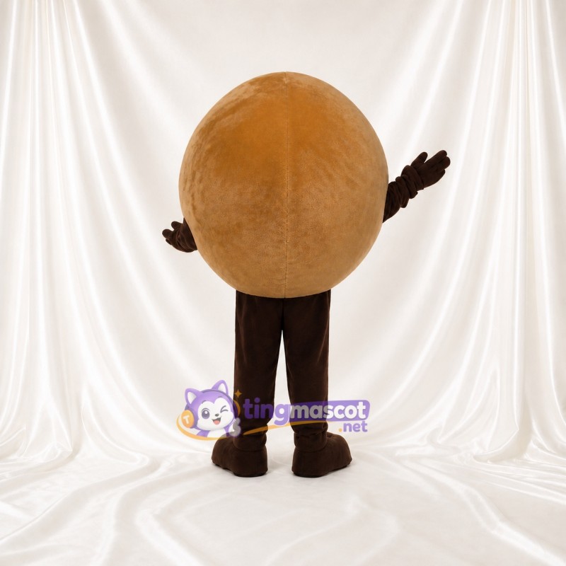 High Visibility Round Potato Mascot Costume Full Body for Adults Food Events