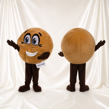 Pomme de Terre Ronde Haute Visibilité Costume de mascotte intégral pour adultes Événements gastronomiques