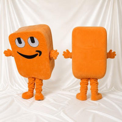 Rectangular Block Mascot Costume Full Body for Adults Promotions
