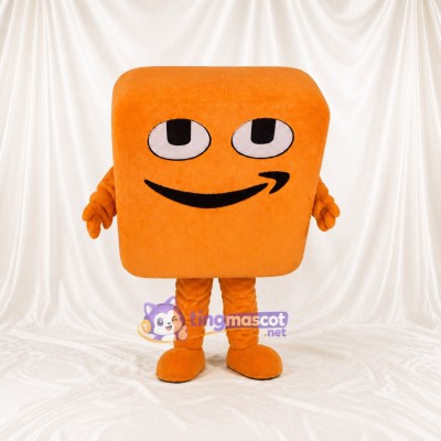 Square Block Mascot Costume Full Body for Adults Promotions