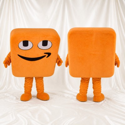 Square Block Mascot Costume Full Body for Adults Promotions