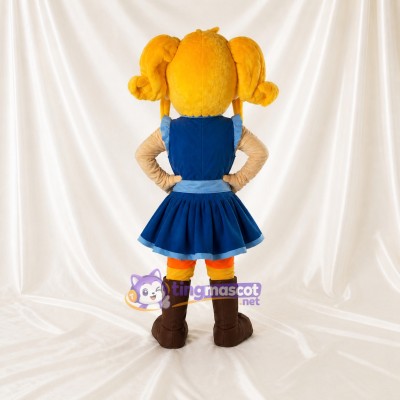 Schoolgirl Mascot Costume Full Body for Adults School Events