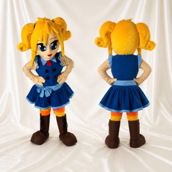 Écolière Costume de mascotte intégral pour adultes Événements scolaires