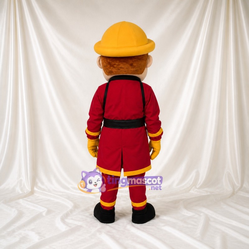 Firefighter Mascot Costume Full Body for Adults Promotions