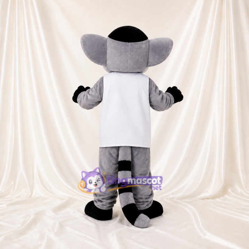 Lémurien Costume de mascotte intégral pour adultes Événements scolaires