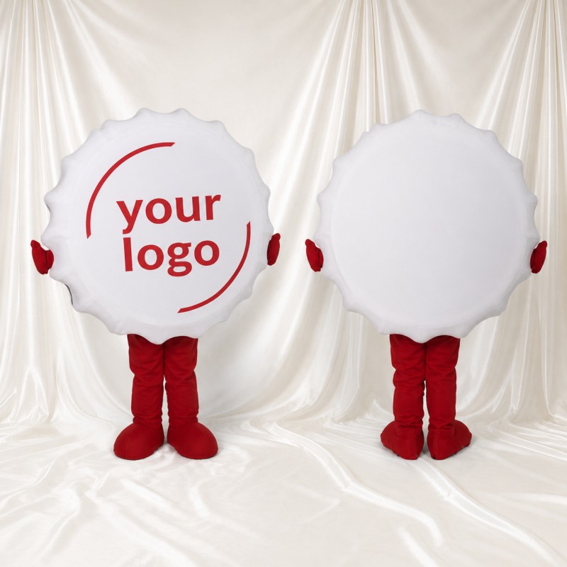 Bottle Cap Mascot Costume Full Body for Adults Promotions