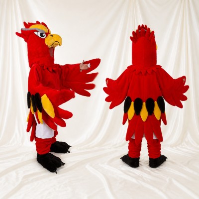 Phoenix Mascot Costume Full Body for Adults School Events