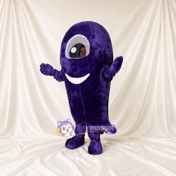 Personnage Capsule Violet Costume de mascotte intégral pour adultes Promotions