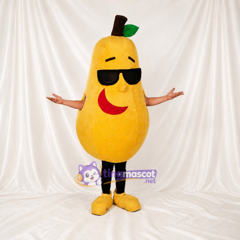 Pear Character Mascot Costume Full Body for Adults Food Events