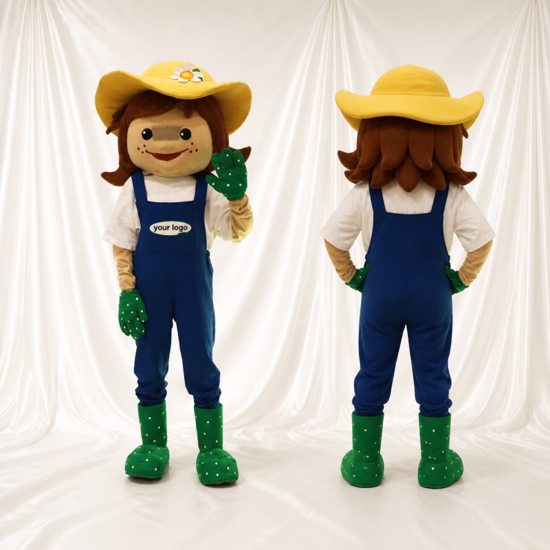 Femme Fermière Costume de mascotte intégral pour adultes Promotions