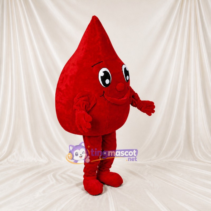 Blood Drop Mascot Costume Full Body for Adults Promotions