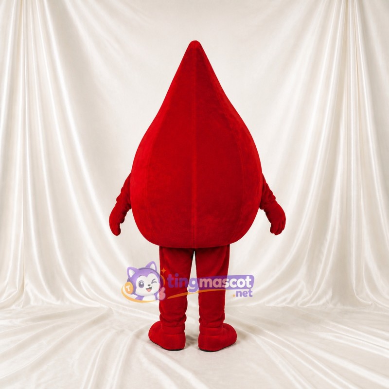 Blood Drop Mascot Costume Full Body for Adults Promotions
