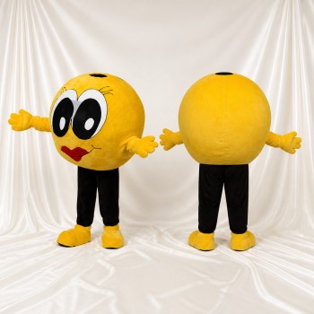 Smiley Face Mascot Costume Full Body for Adults Promotions