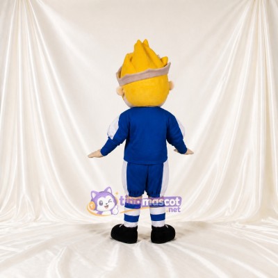 Soccer Boy Mascot Costume Full Body for Adults Sports Events