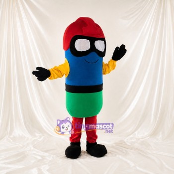Capsule ouvrière Costume de mascotte intégral pour adultes Promotions