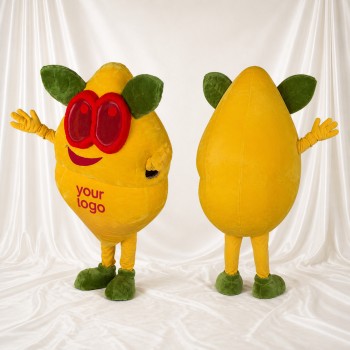 Mango Character Mascot Costume Full Body for Adults Food Events