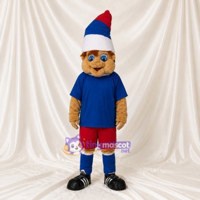 Football Fan Mascot Costume Full Body for Adults Sports Events