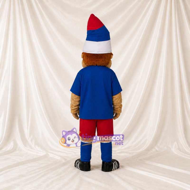 Football Fan Mascot Costume Full Body for Adults Sports Events
