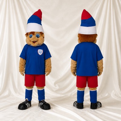 Football Fan Mascot Costume Full Body for Adults Sports Events