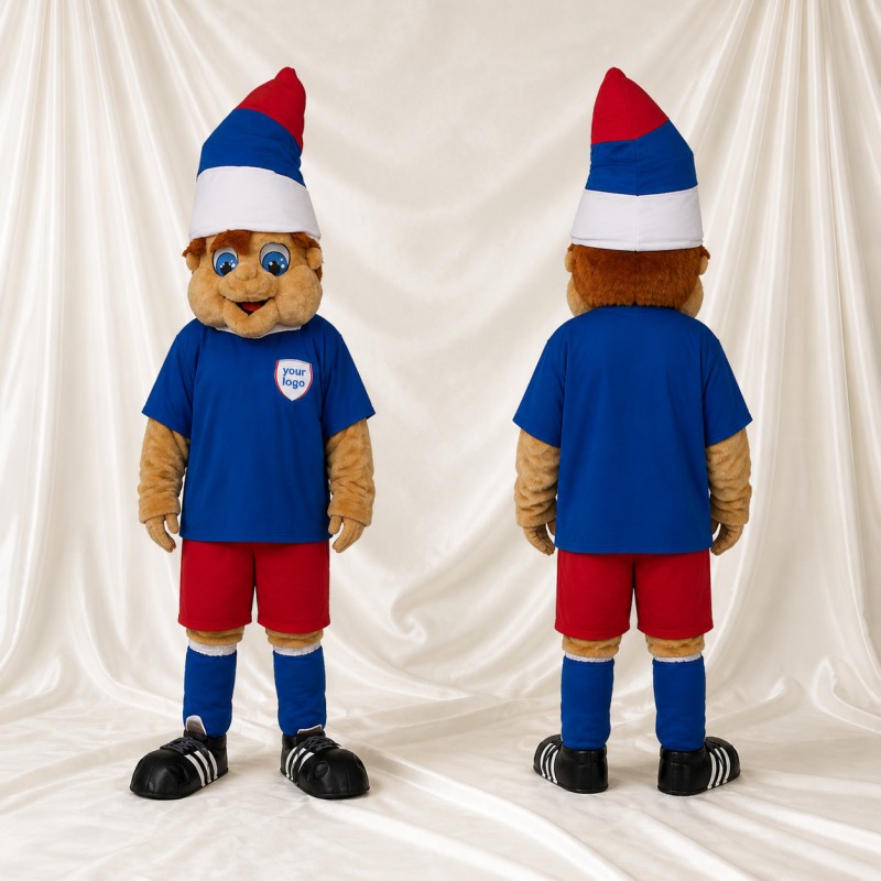Football Fan Mascot Costume Full Body for Adults Sports Events