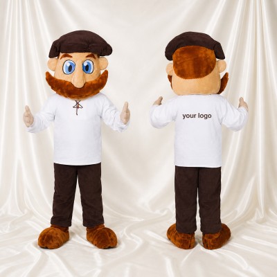 Coach Man Mascot Costume Full Body for Adults Promotions