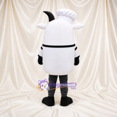 Chef Sheep Mascot Costume Full Body for Adults Promotions