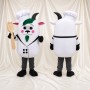 Chef Sheep Mascot Costume Full Body for Adults Promotions