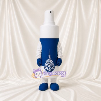 Front Bold Spray Bottle Mascot Costume Full Body for Adults Promotions