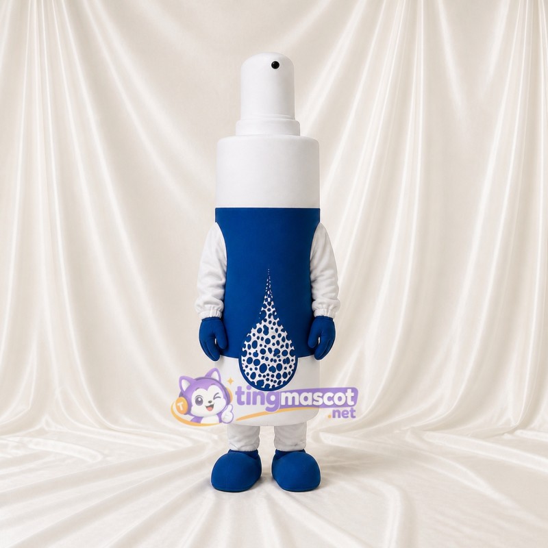 Front Bold Spray Bottle Mascot Costume Full Body for Adults Promotions