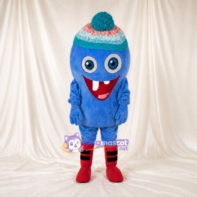 Winter Monster Mascot Costume Full Body for Adults School Events