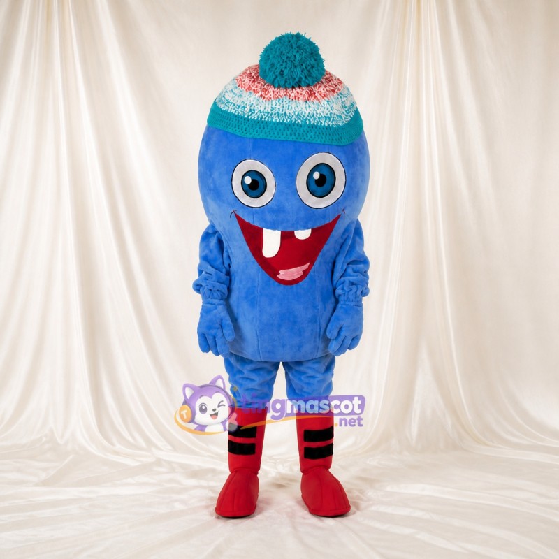 Winter Monster Mascot Costume Full Body for Adults School Events