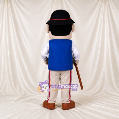 Baseball Player Mascot Costume Full Body for Adults Sports Events