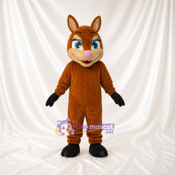 Construction Rabbit Mascot Costume Full Body for Adults School Events