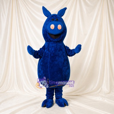 Navy Blue Fantasy Creature Mascot Costume Full Body for Adults School Events
