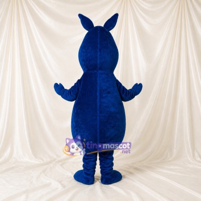 Navy Blue Fantasy Creature Mascot Costume Full Body for Adults School Events