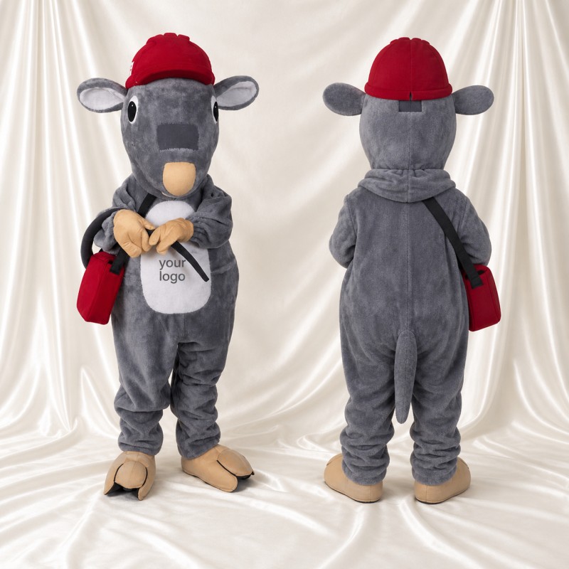 Rat Costume de mascotte intégral pour adultes Événements scolaires