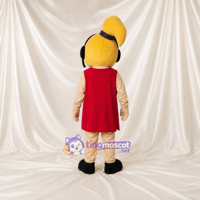 Headphone Girl Mascot Costume Full Body for Adults School Events