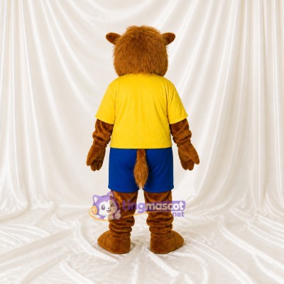 Boar Athlete Mascot Costume Full Body for Adults Sports Events