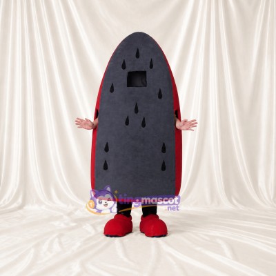 Watermelon Slice Mascot Costume Full Body for Adults Food Events