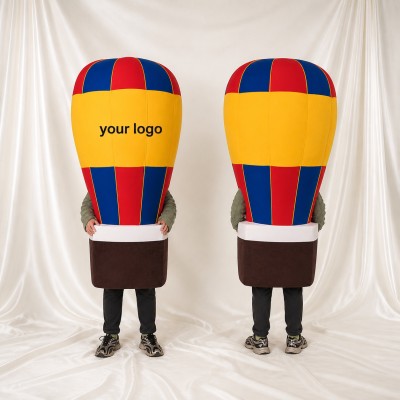 Montgolfière Costume de mascotte intégral pour adultes Promotions