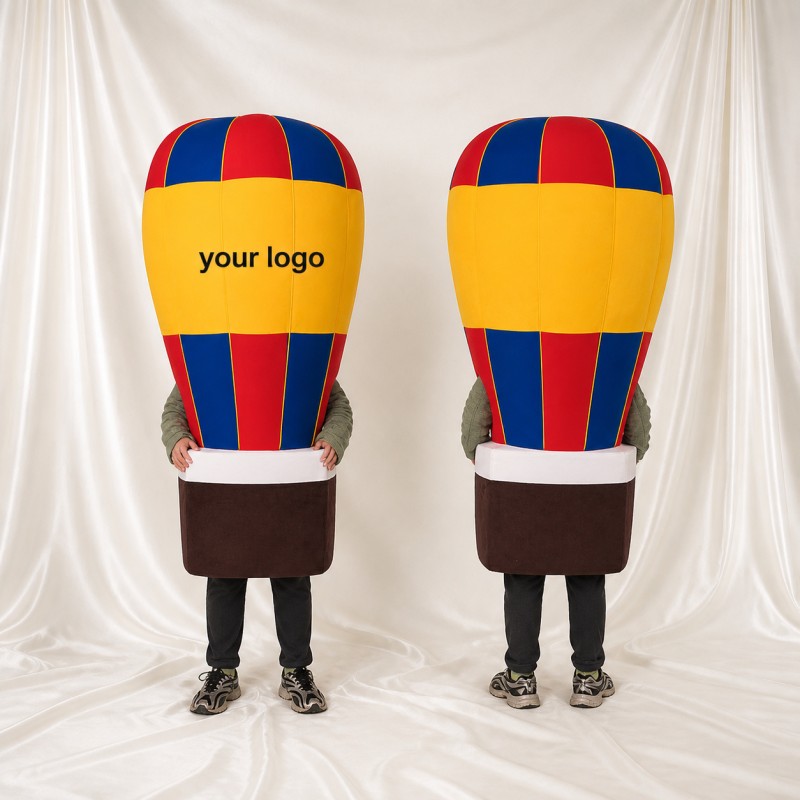 Montgolfière Costume de mascotte intégral pour adultes Promotions
