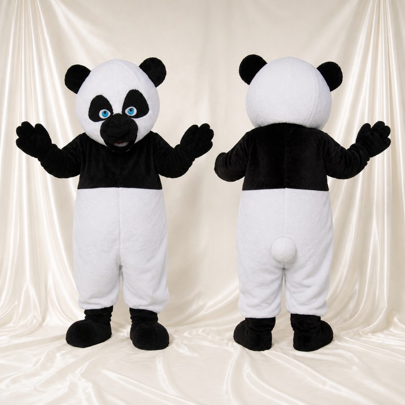 Panda Mascot Costume Full Body for Adults School Events