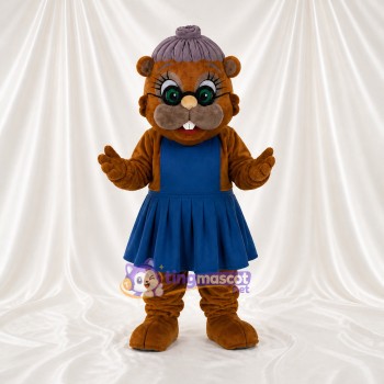 Grand mère Ours Costume de mascotte intégral pour adultes Événements scolaires